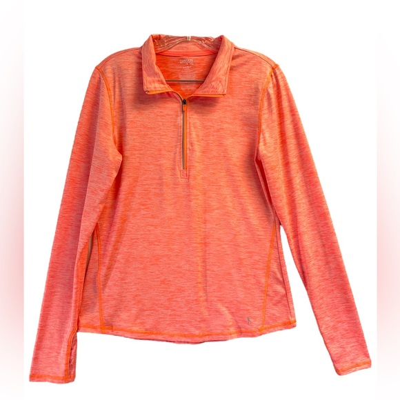 Danskin Now Athletic Zip Sweater Jacket Semi-Fitted Dri More Size Medium 8-10 - Picture 4 of 15